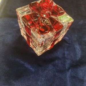 Red Crystal Glass Box